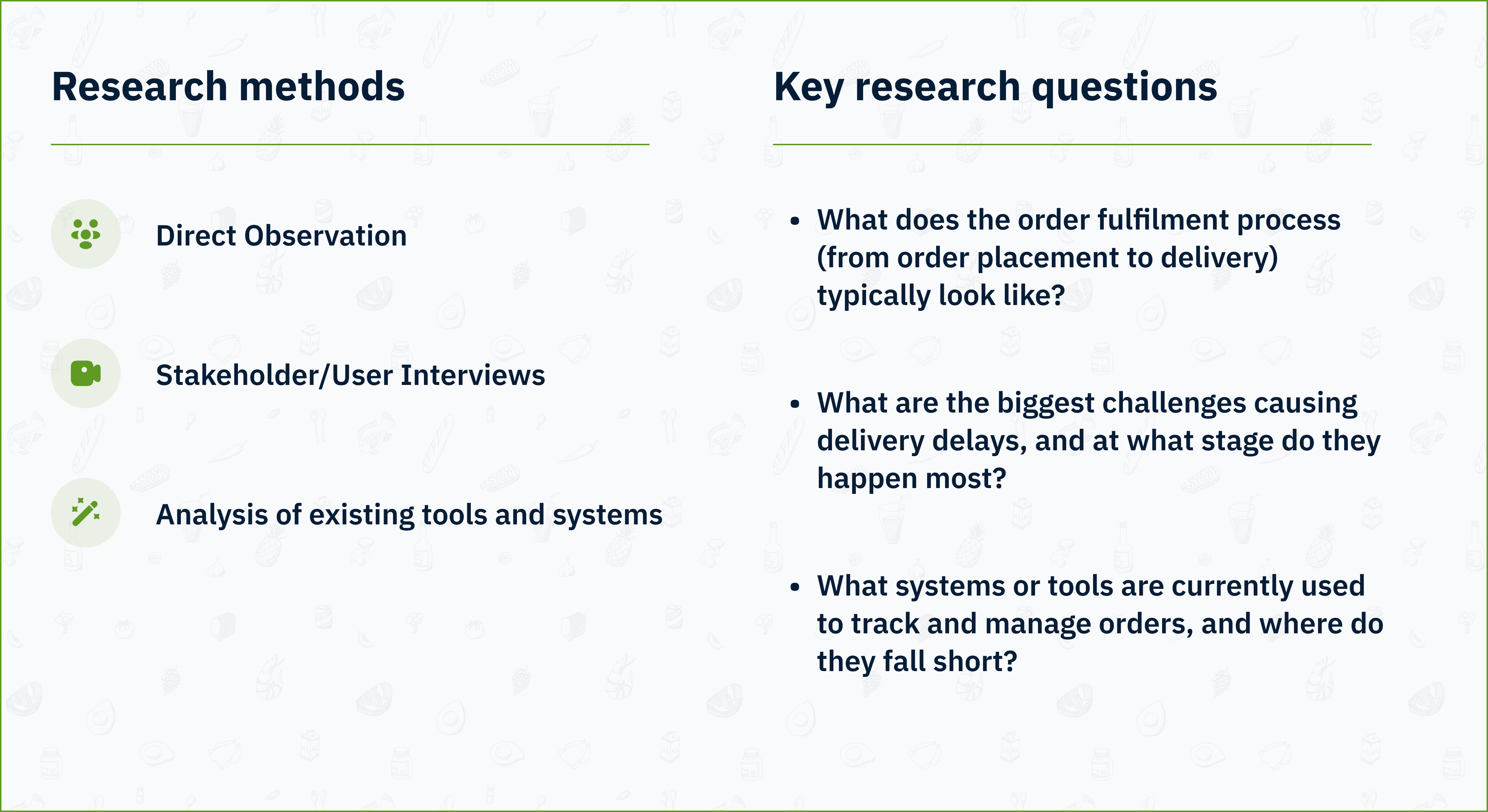 an image showing the research methods and questions